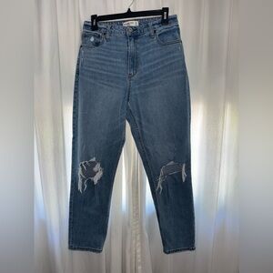 Abercrombie & Fitch “The Mom” Distressed Jeans